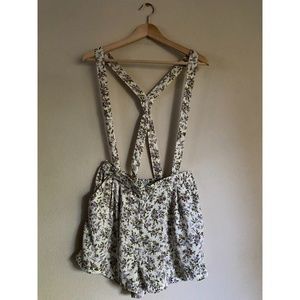 Kimchi Blue Floral Carmen Overall Short